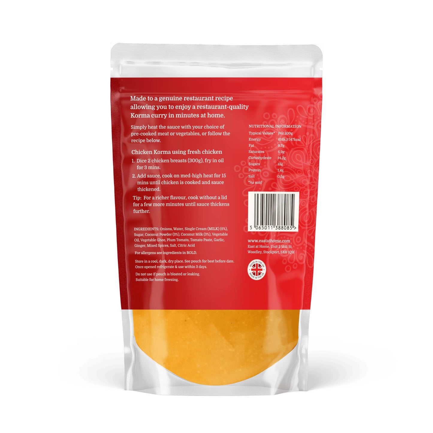 Korma Curry Sauce