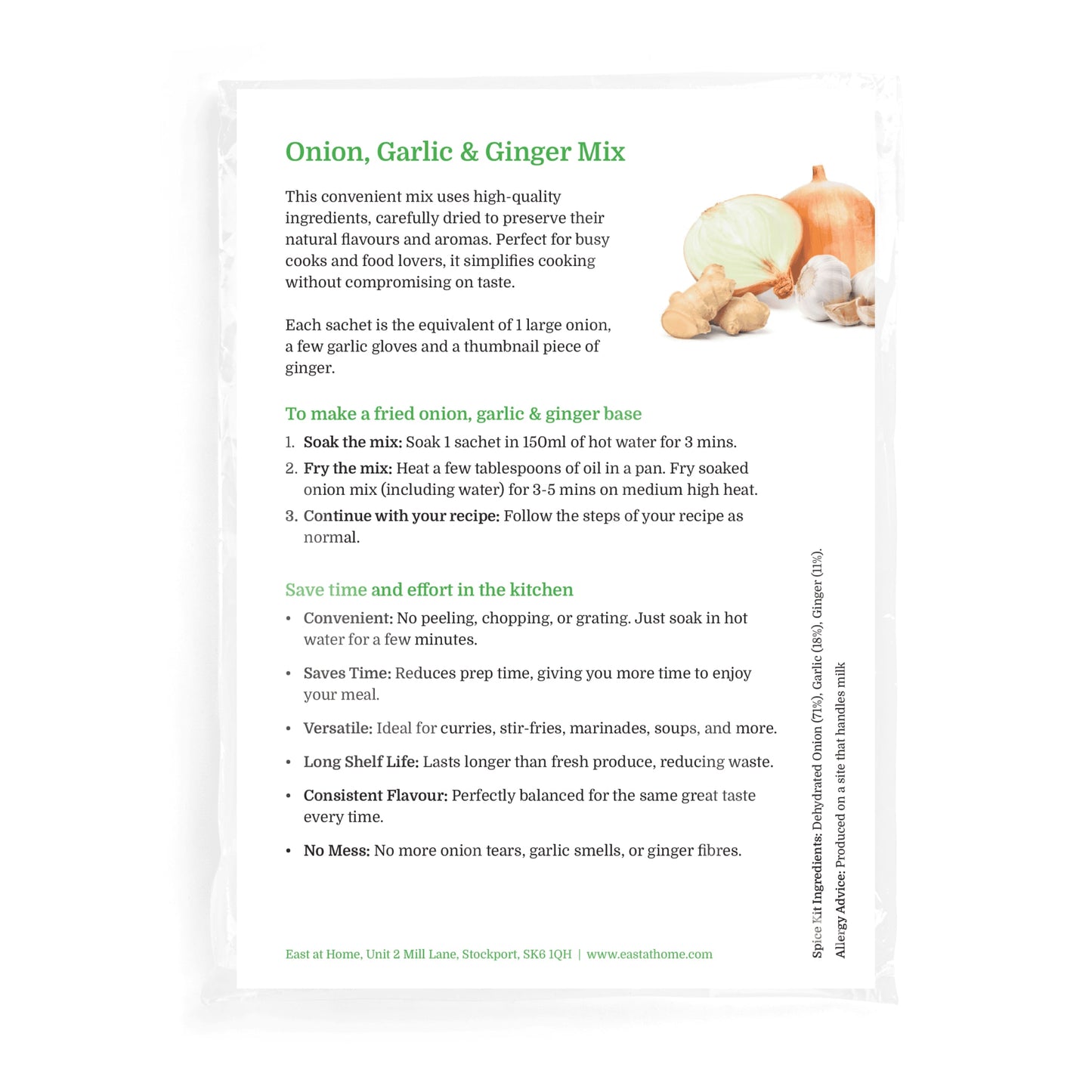 Onion, Garlic & Ginger Mix