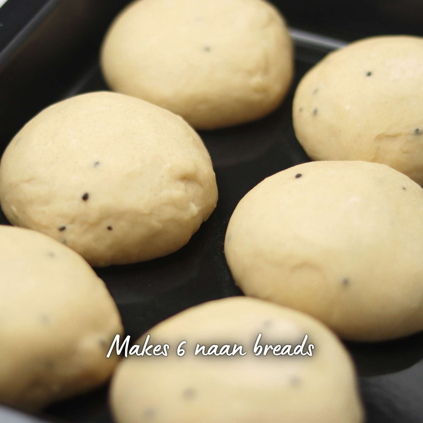 Naan bread dough balls - East at Home