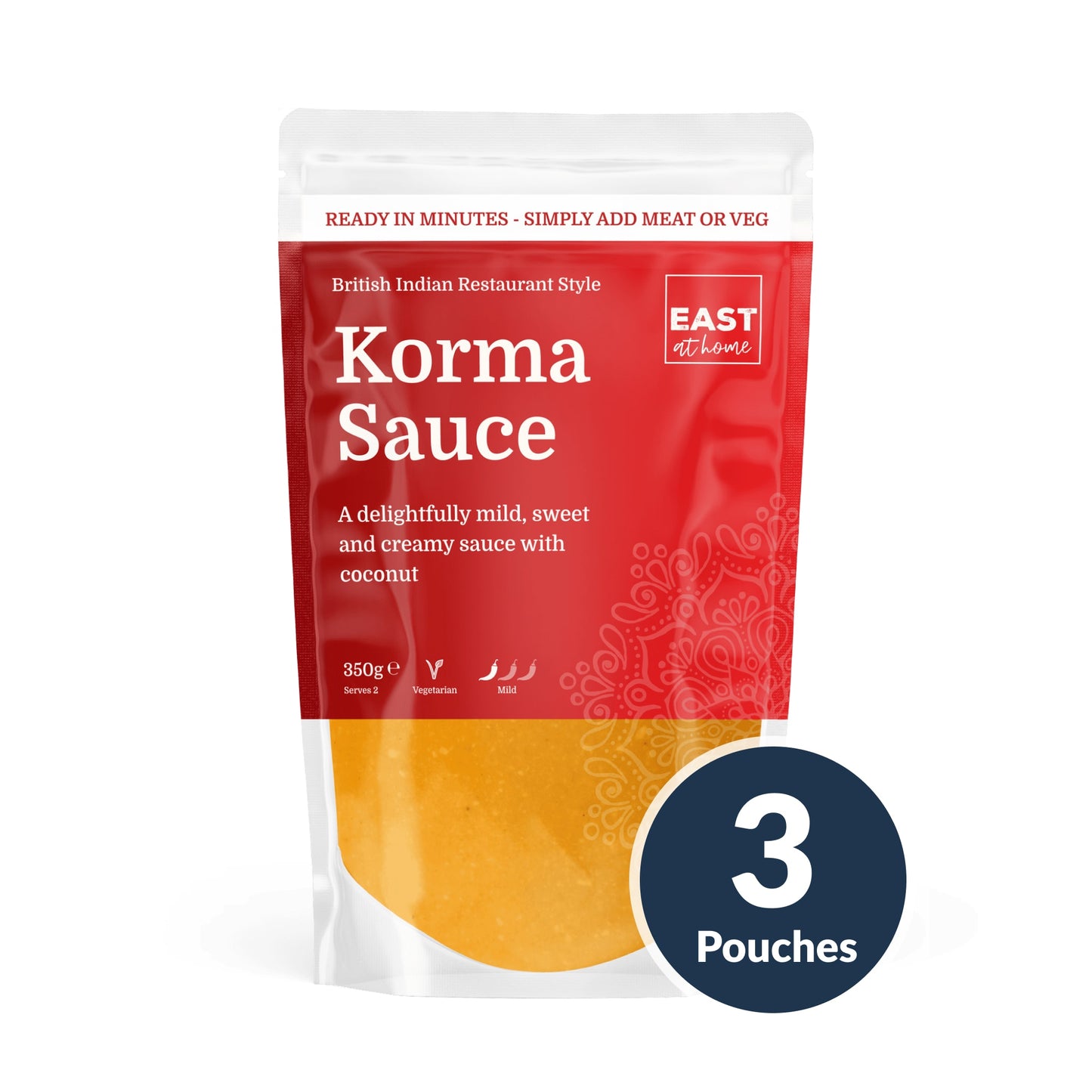 Korma Curry Sauce - 3 Pouches